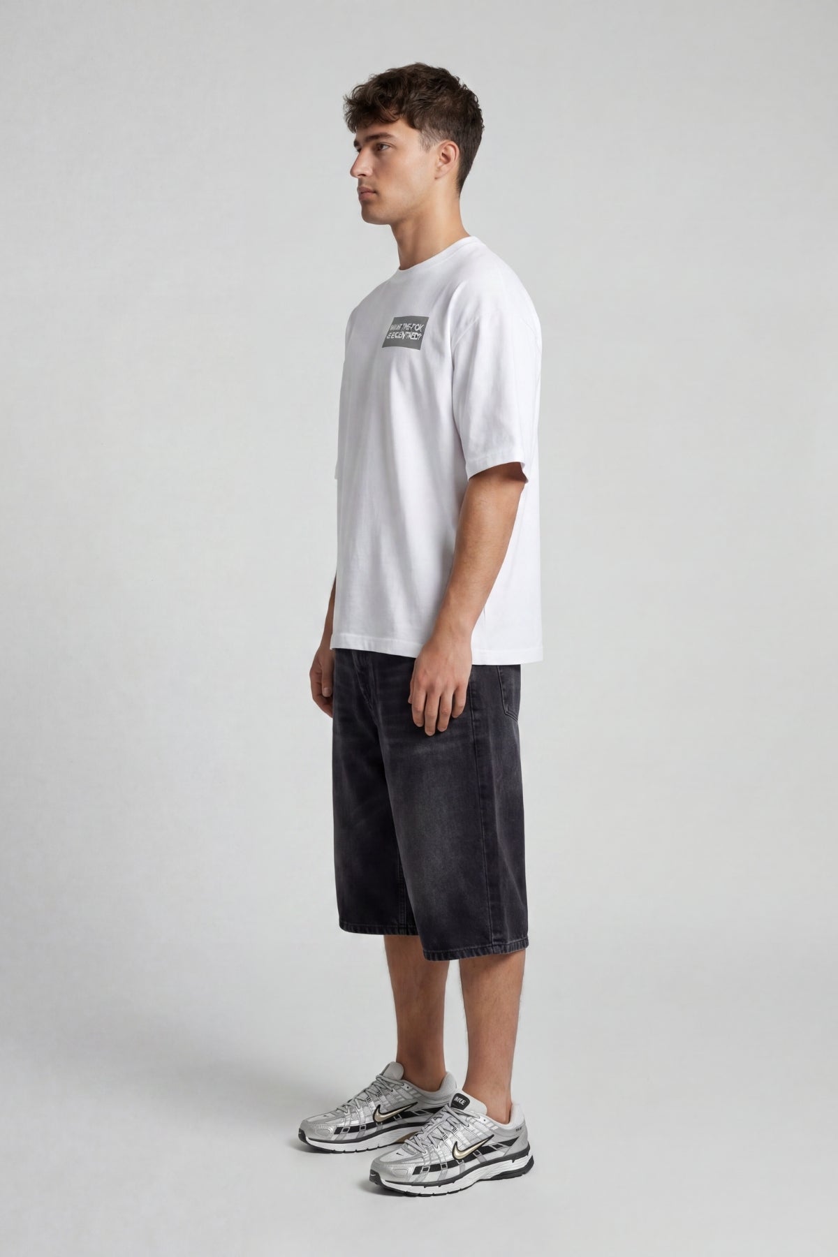 GREY WTF T-SHIRT