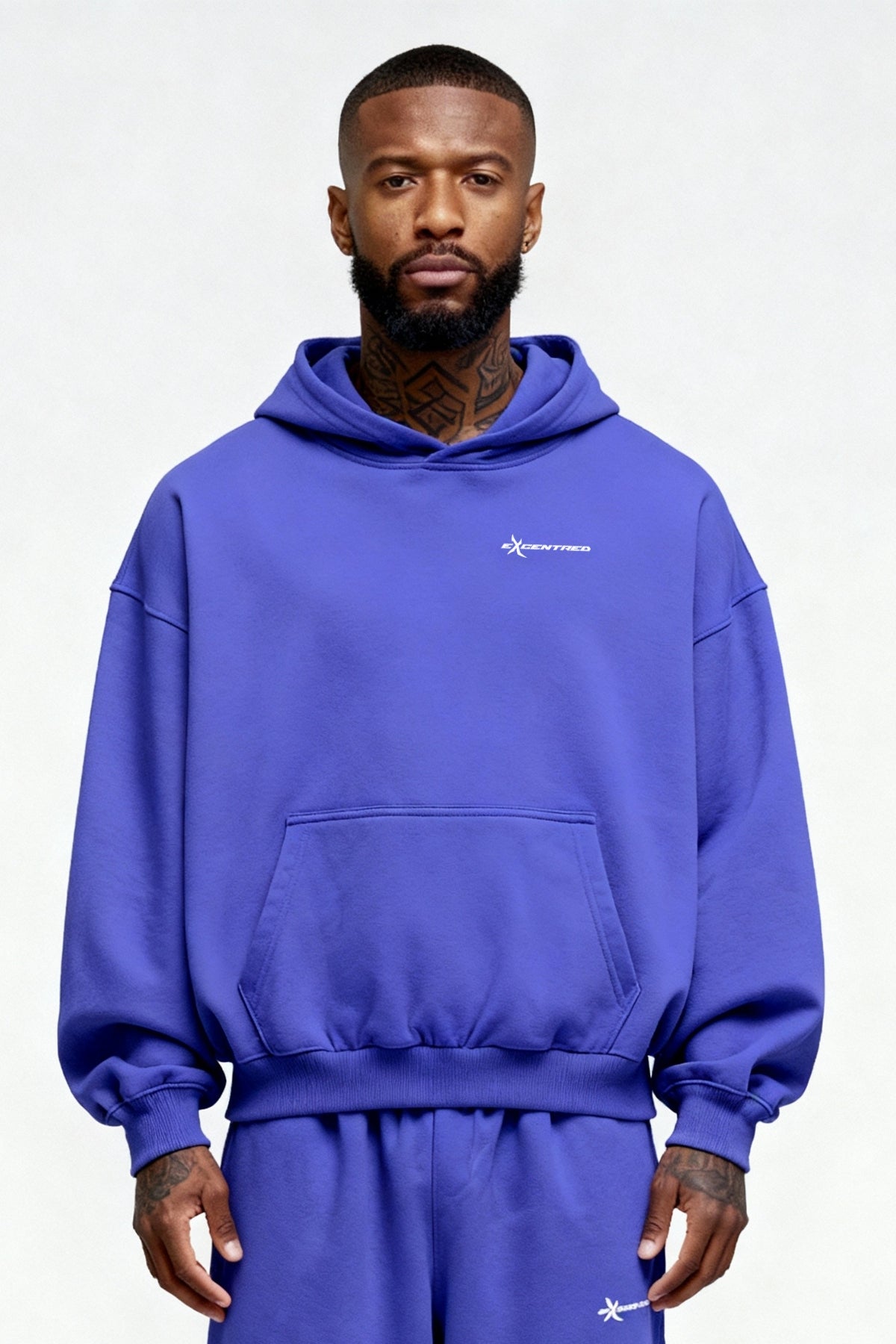 BASIC HOODIE ELECTRIC PURPLE