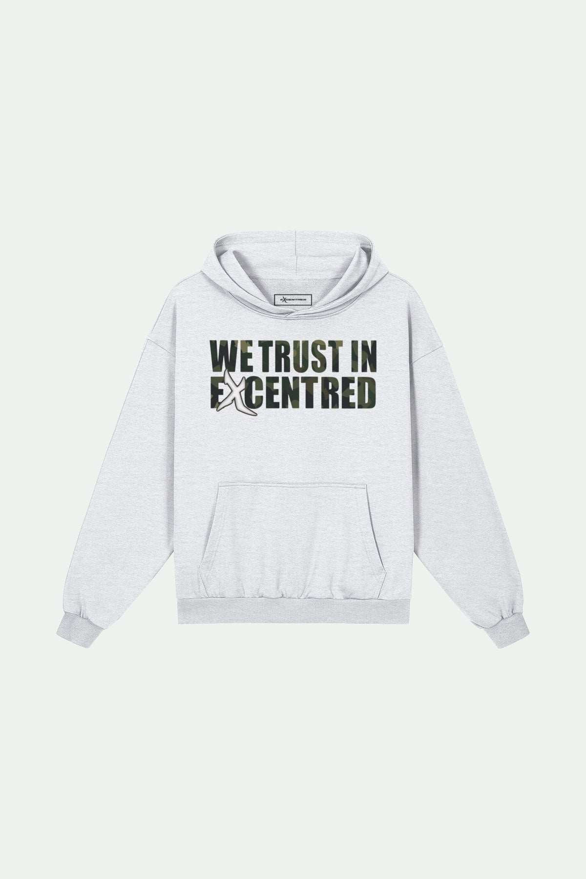 TRUST HOODIE LIGHT GRAY