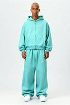 TRACKSUIT SET CRYSTAL TIFFANY – Sommer Tracksuit Set in Türkis von EXCENTRED