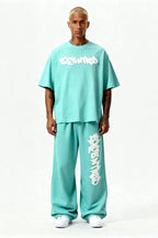DISTRESSED T-SHIRT SET CRYSTAL TIFFANY