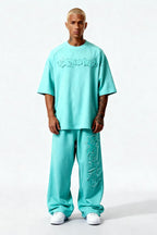 DISTRESSED T-SHIRT SET CRYSTAL TIFFANY