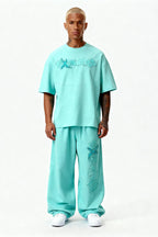 DISTRESSED T-SHIRT SET CRYSTAL TIFFANY