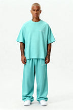BASIC T-SHIRT SET CRYSTAL TIFFANY – Set aus T-Shirt und Jogger von EXCENTRED