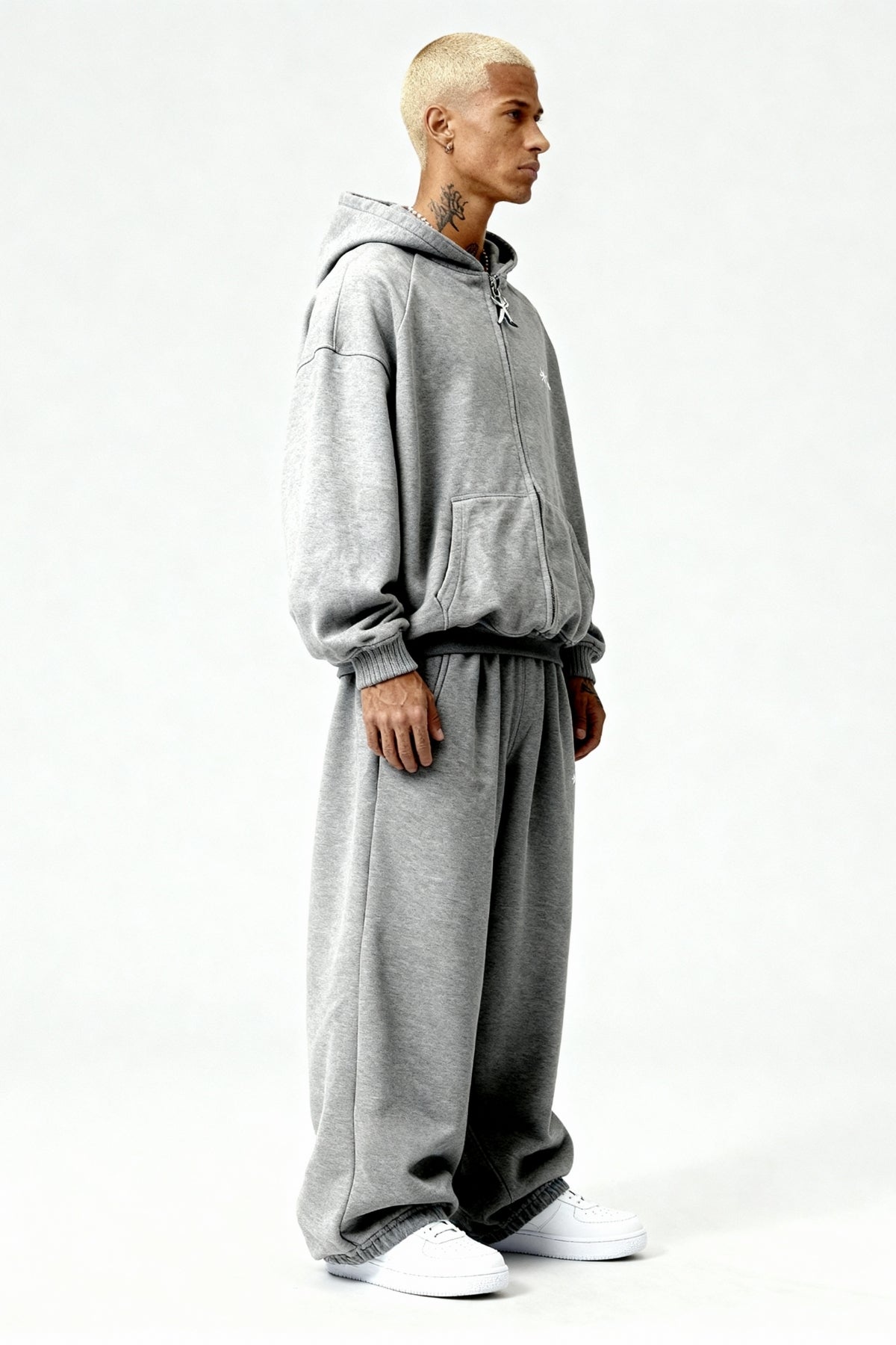 TRACKSUIT SET SMOKE GREY