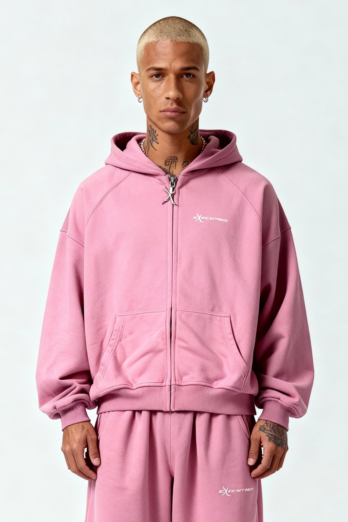 ZIP HOODIE SAKURA PINK