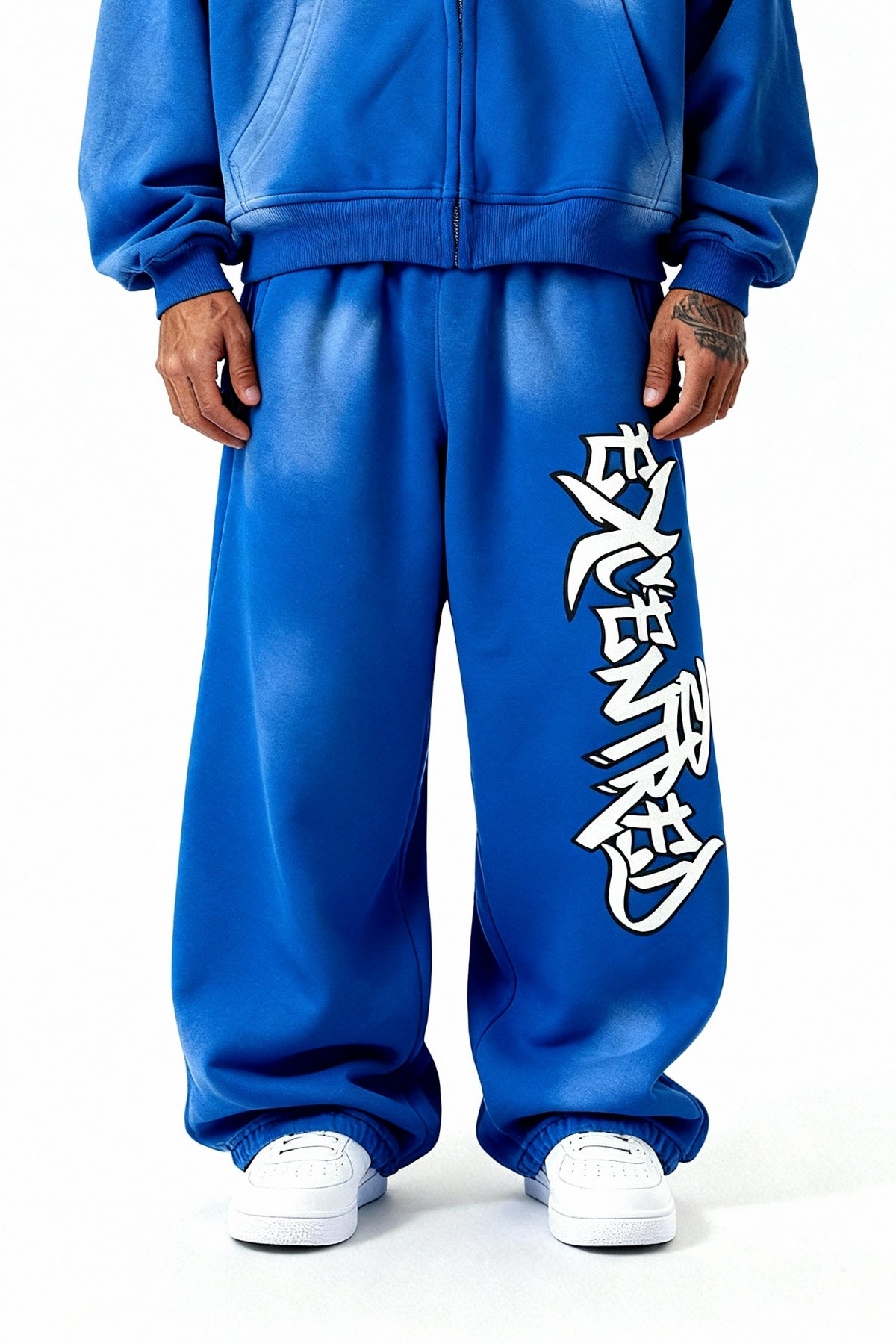 BLUE GRAFFITI JOGGER