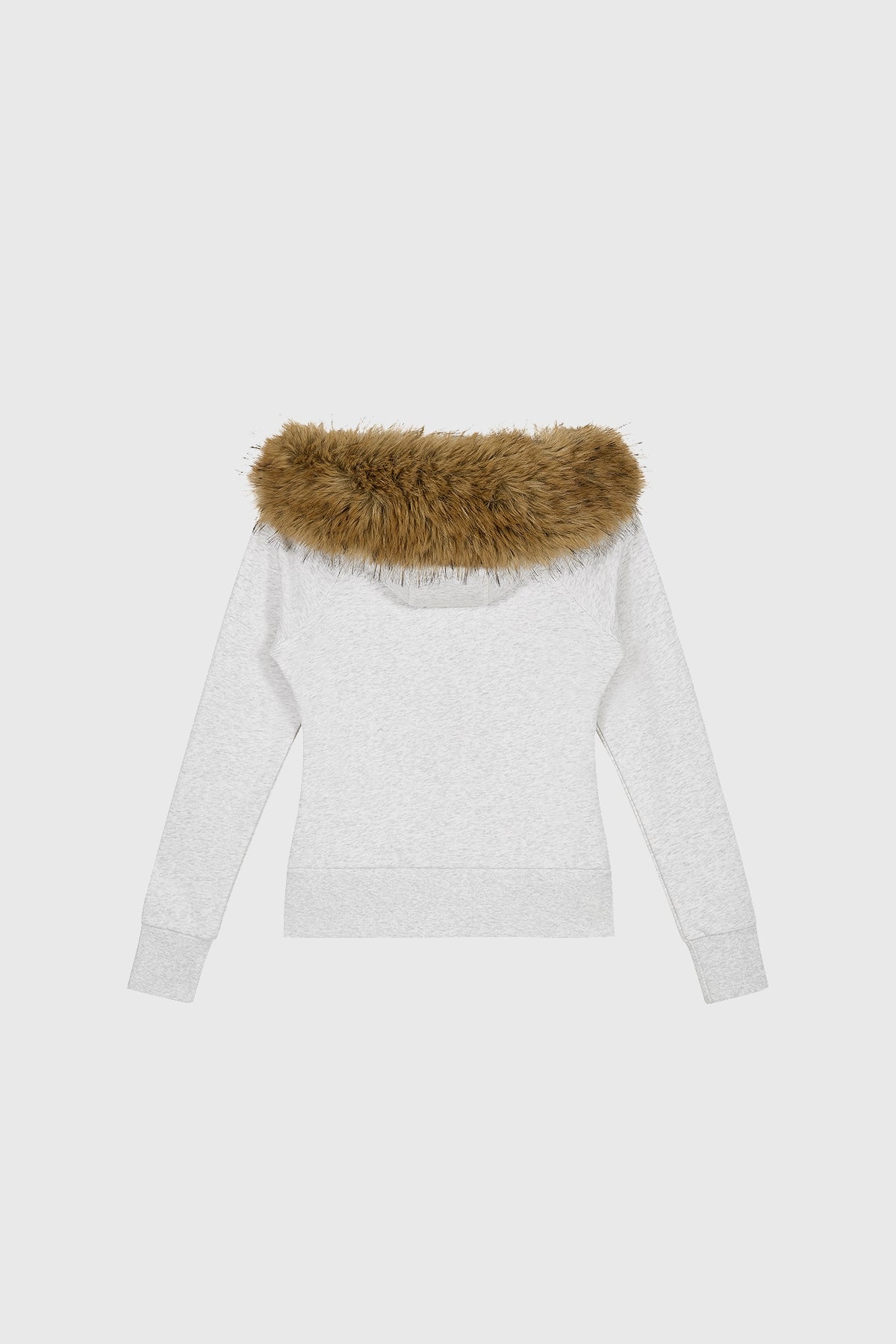 WOMENS FUR ZIP HOODIE