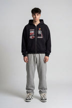 BADGE ZIP HOODIE