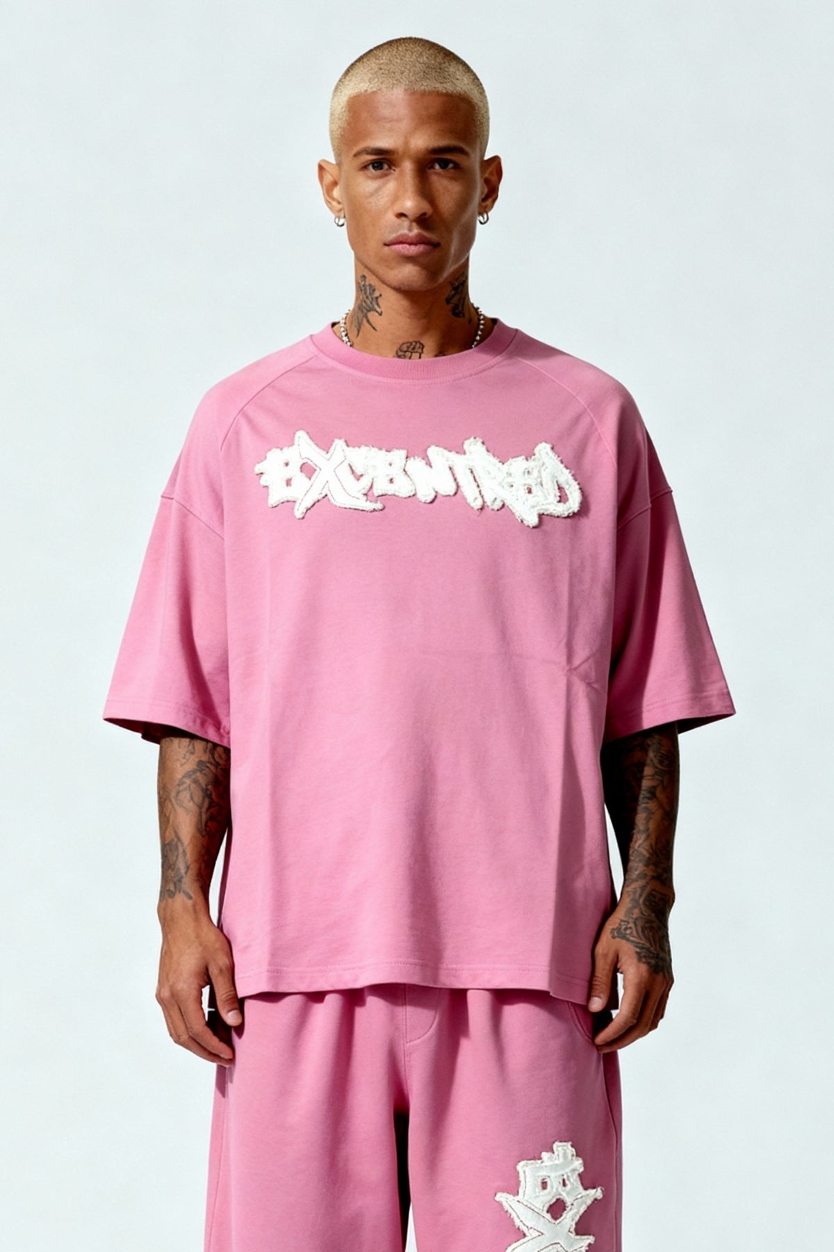 DISTRESSED T-SHIRT SAKURA PINK