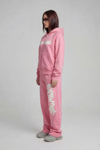 DISTRESSED JOGGER SAKURA  PINK
