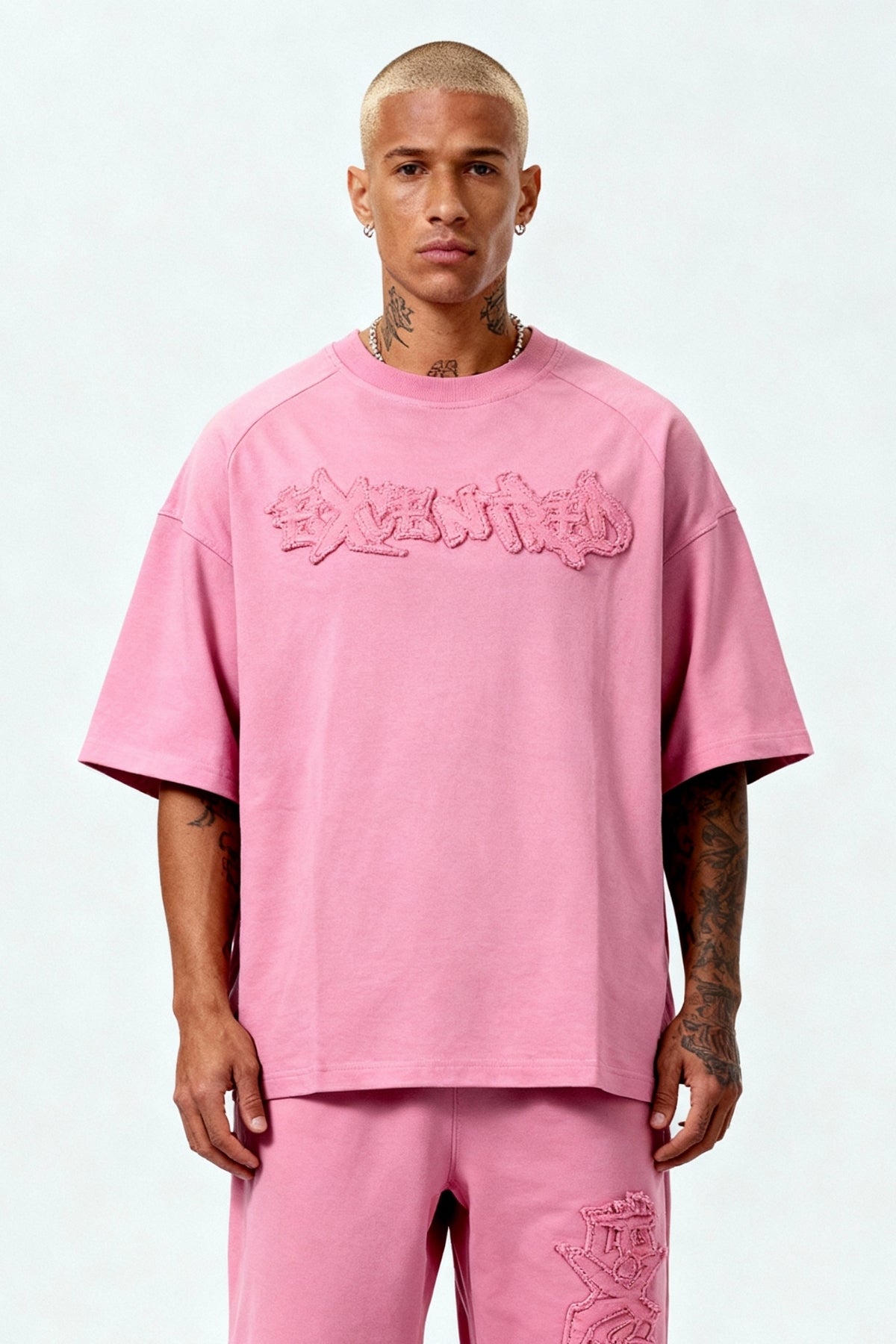 DISTRESSED T-SHIRT SAKURA PINK