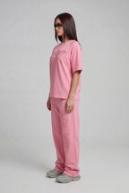 DISTRESSED T-SHIRT SAKURA PINK