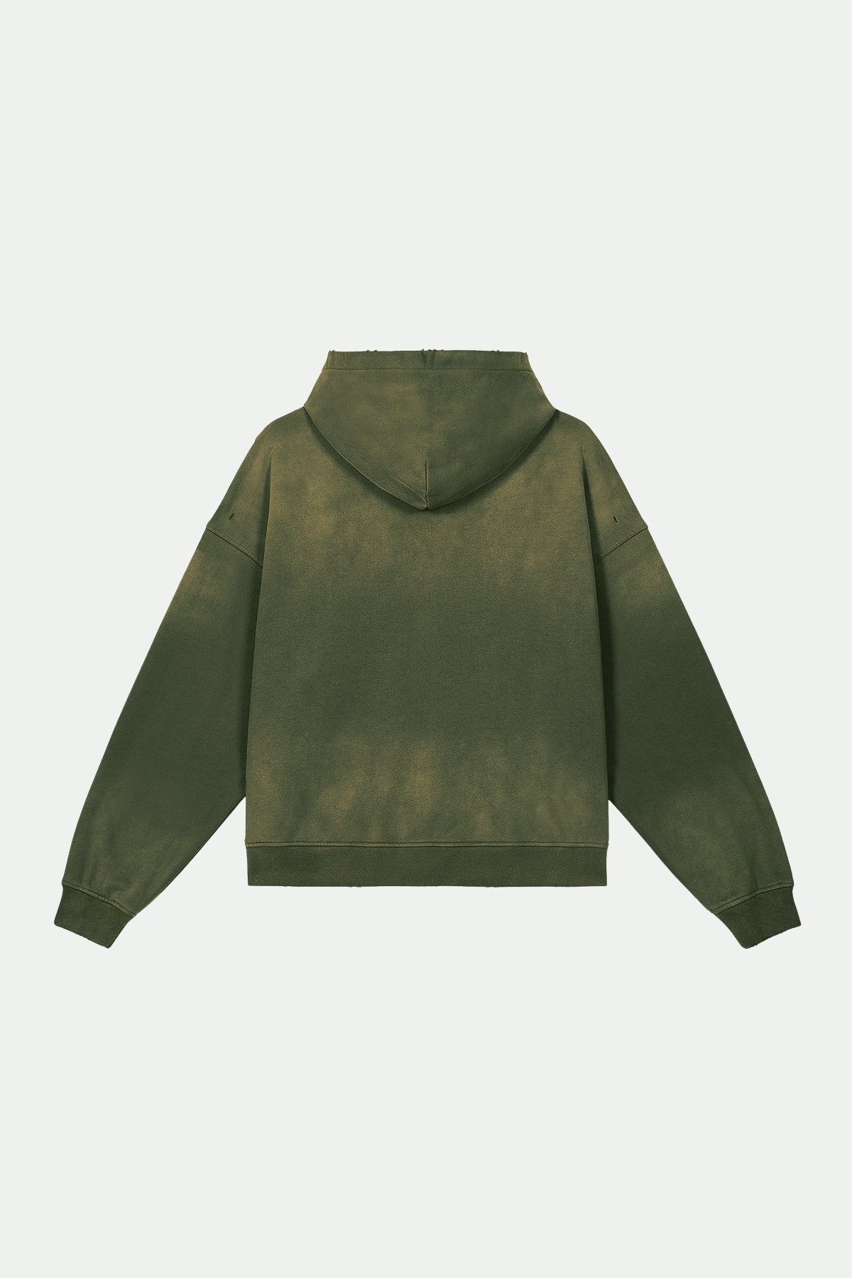 GREEN WASHED FFM ZIP HOODIE