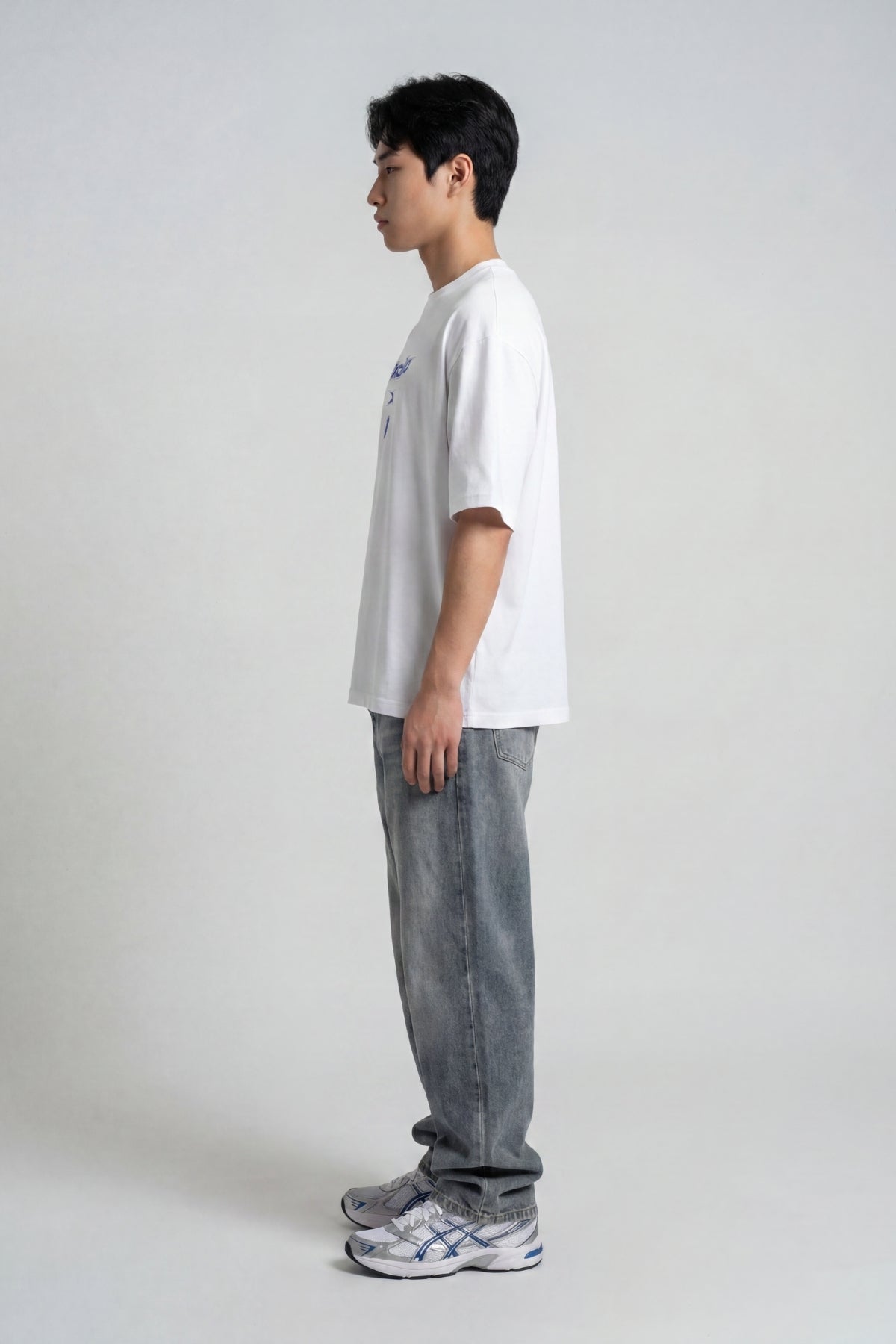 WHITE RACING T-SHIRT
