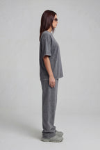 STONE GREY TEE
