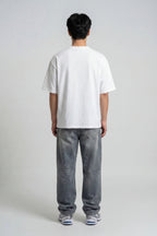 WHITE RACING T-SHIRT