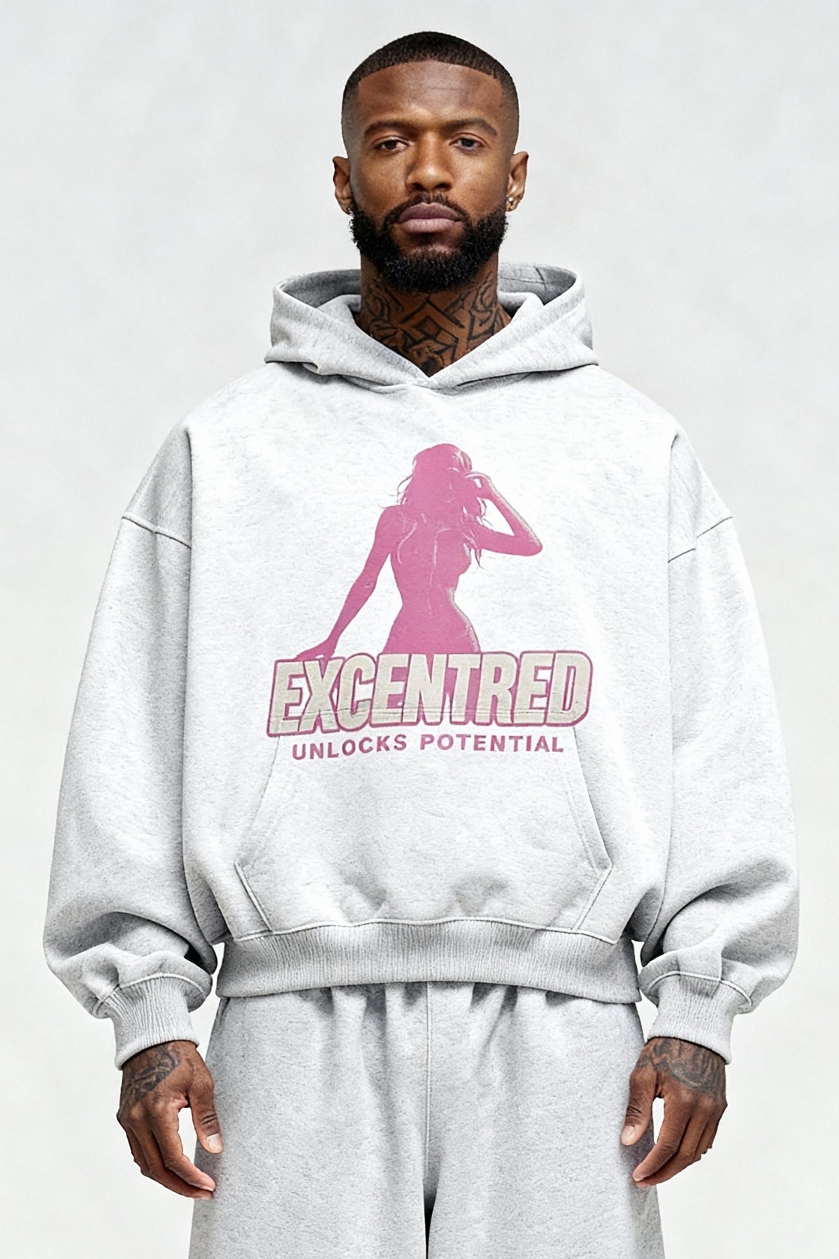 POTENTIAL HOODIE LIGHT GRAY