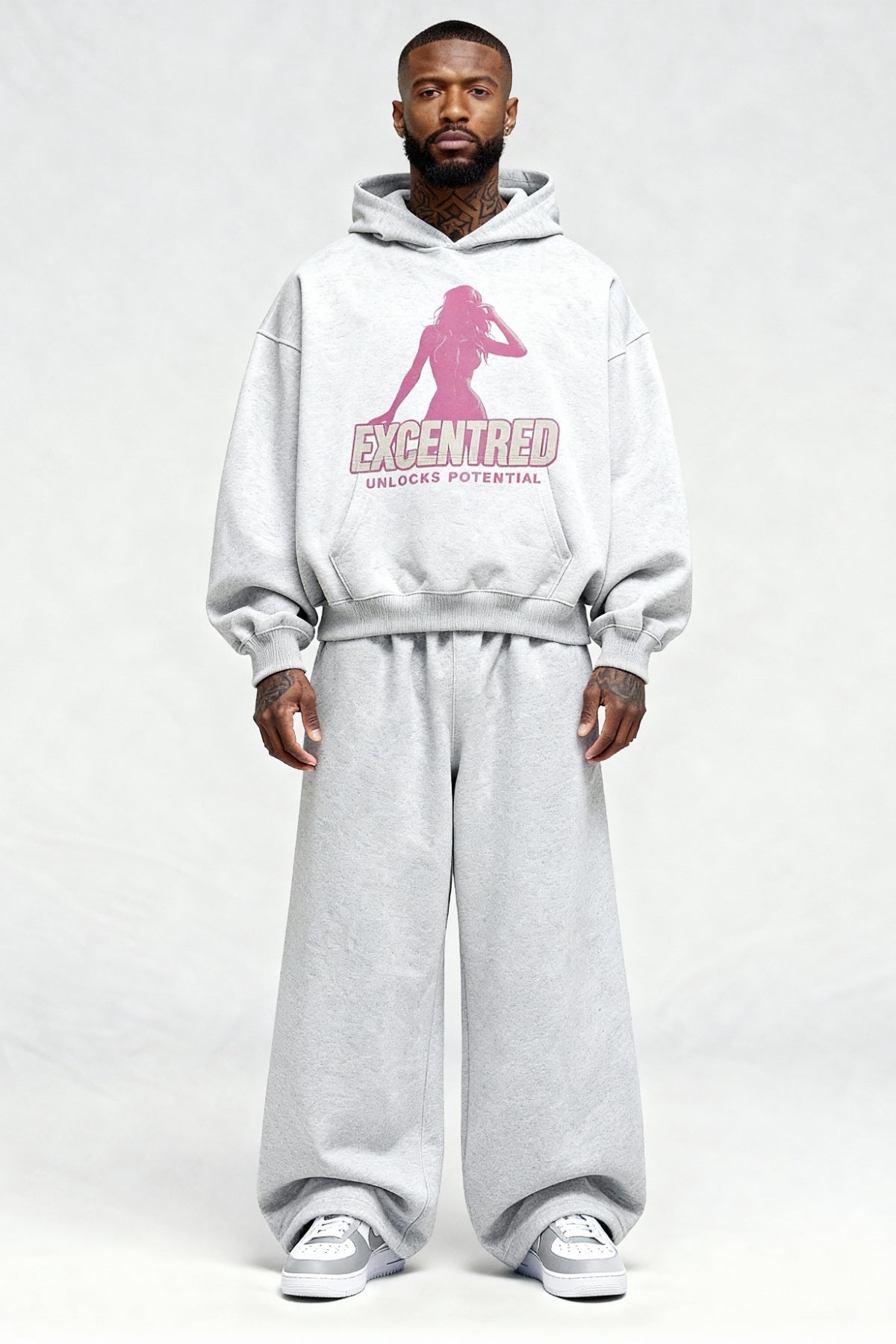 POTENTIAL HOODIE LIGHT GRAY