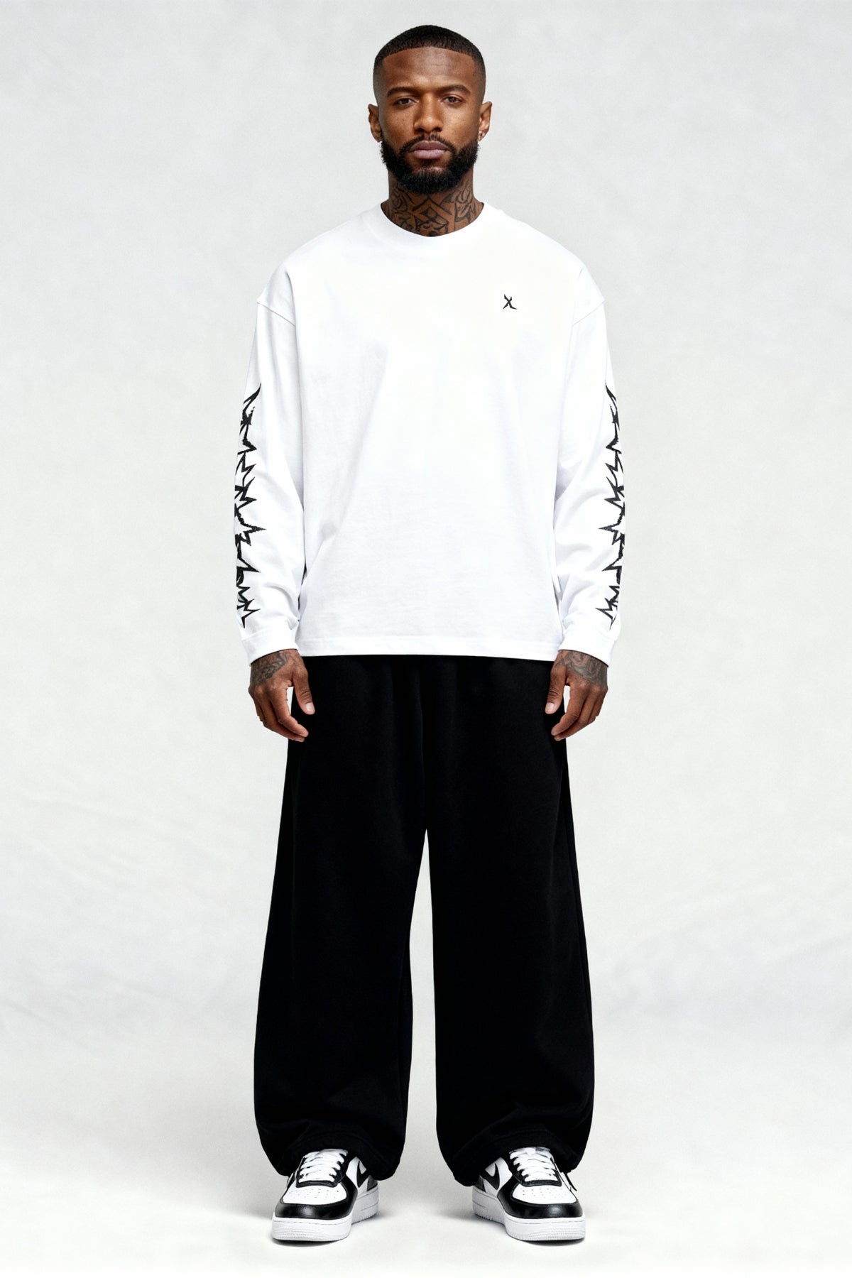 STARBURST LONGSLEEVE WHITE