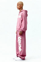 DISTRESSED JOGGER SAKURA  PINK