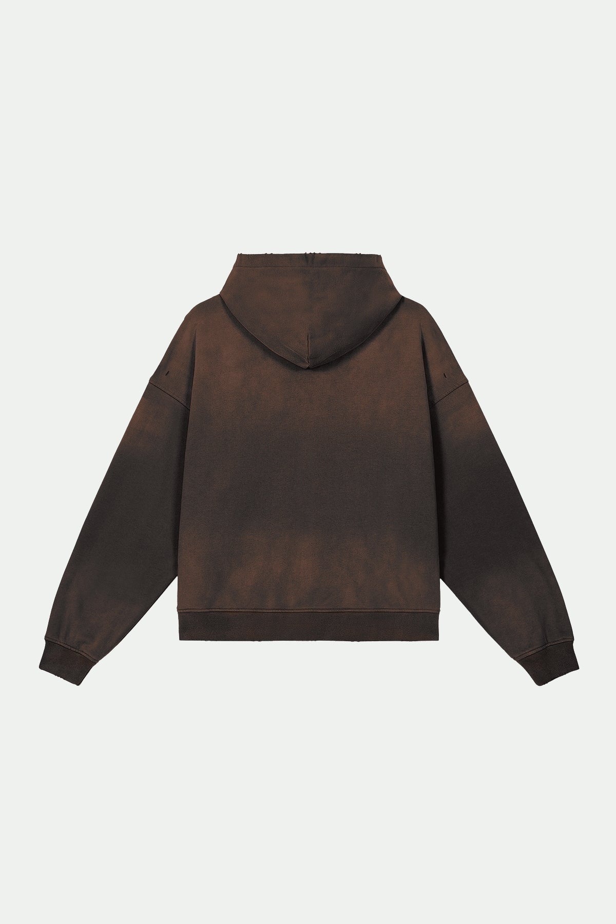 STARLINE ZIP HOODIE RUST BROWN