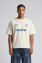 CREAM EMBLEM T-SHIRT