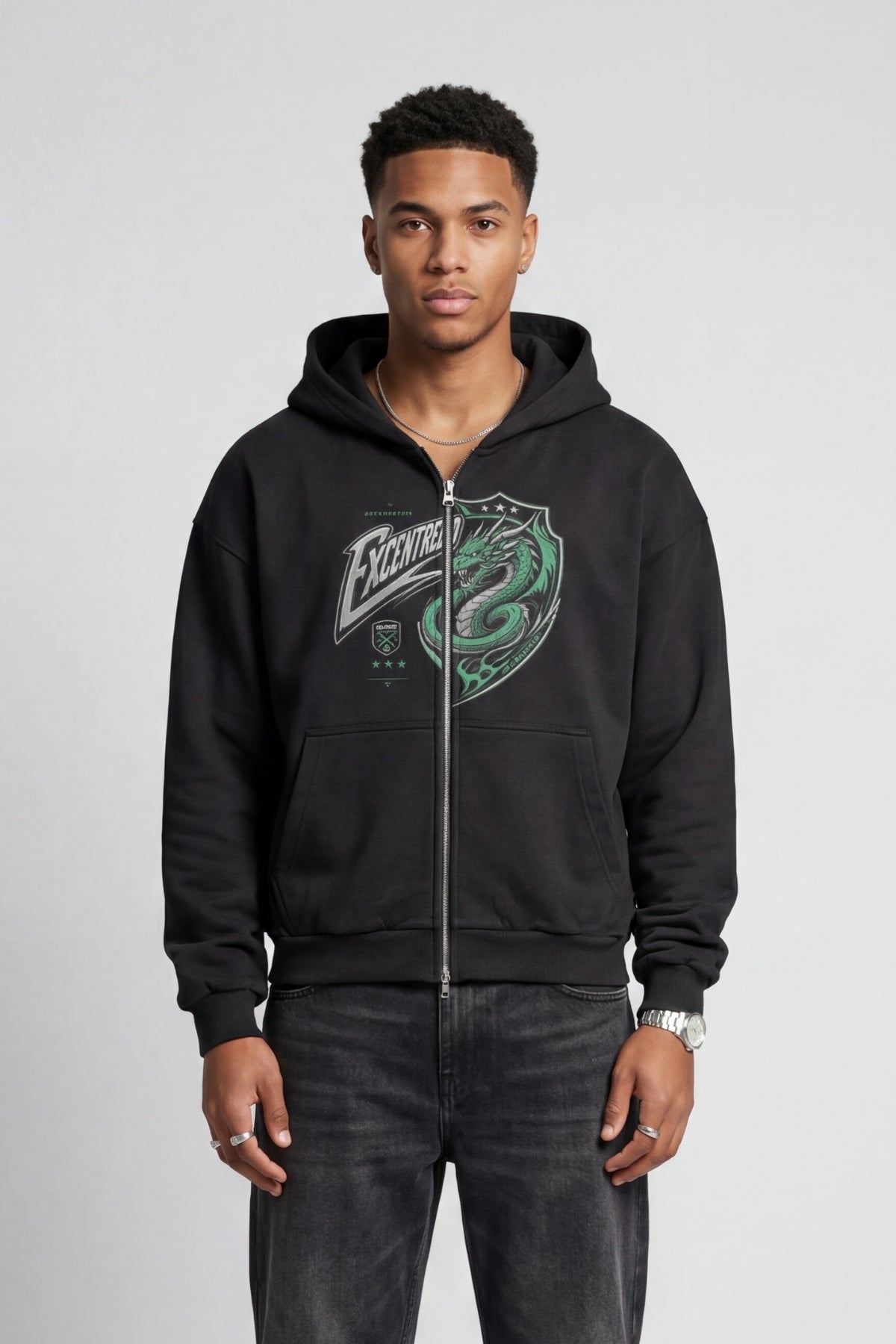 DRAGON ZIP HOODIE