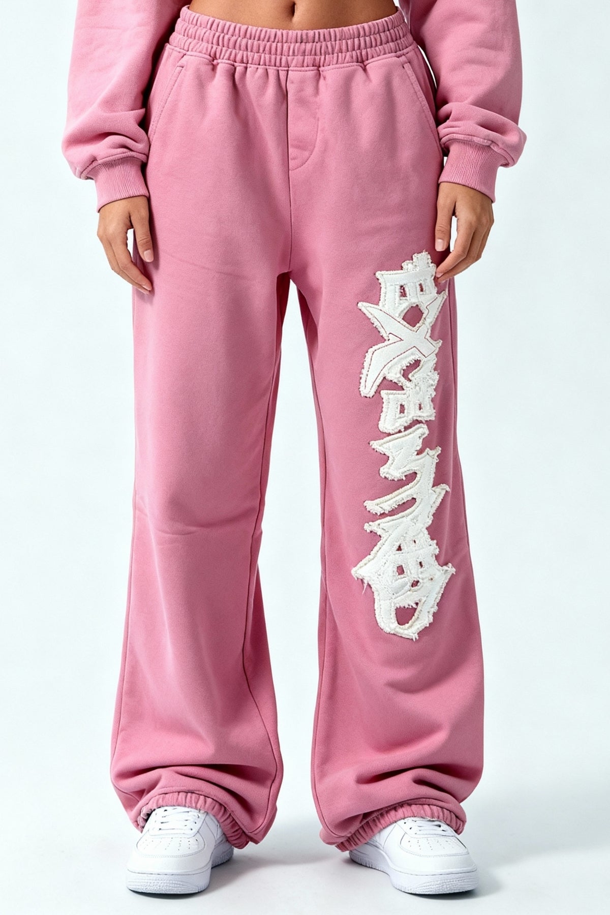 DISTRESSED WMNS JOGGER SAKURA PINK