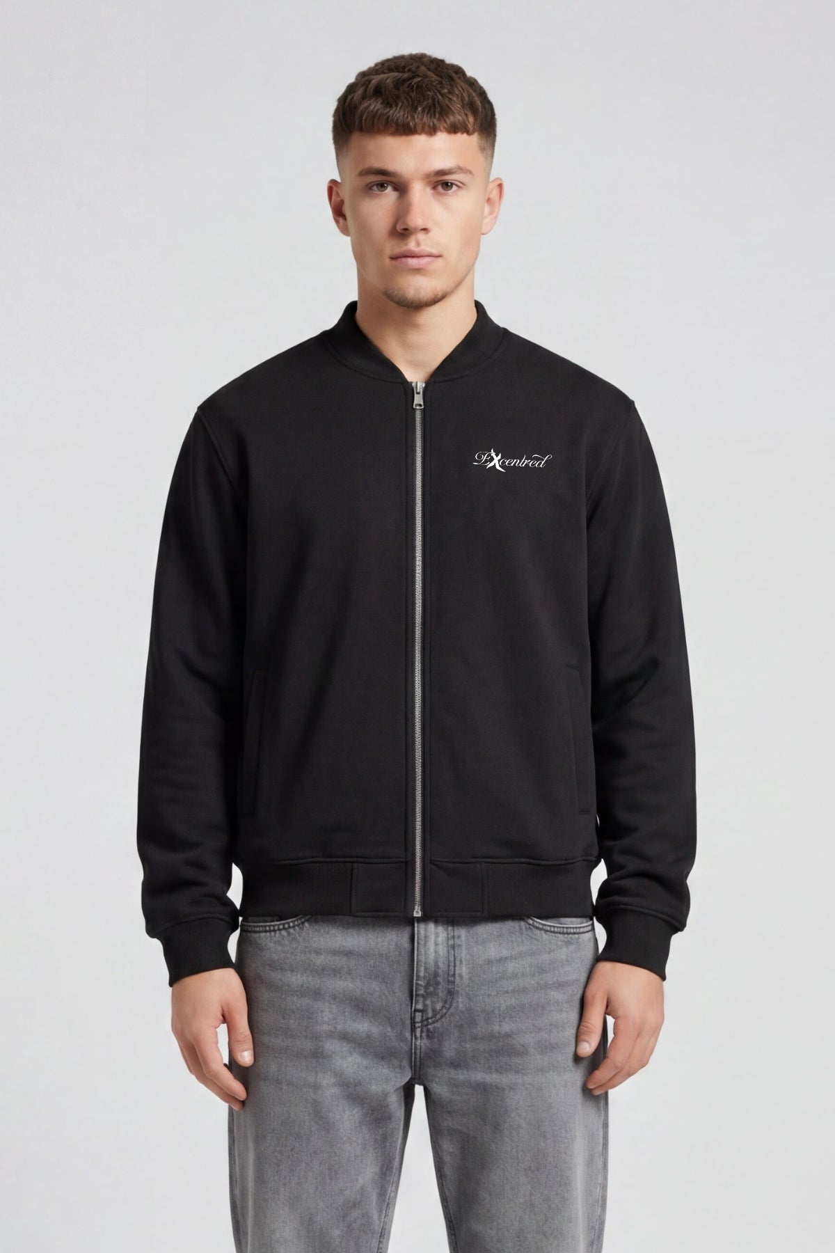 SKRIPT BOMBER JACKET BLACK