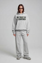 TRUST HOODIE LIGHT GRAY