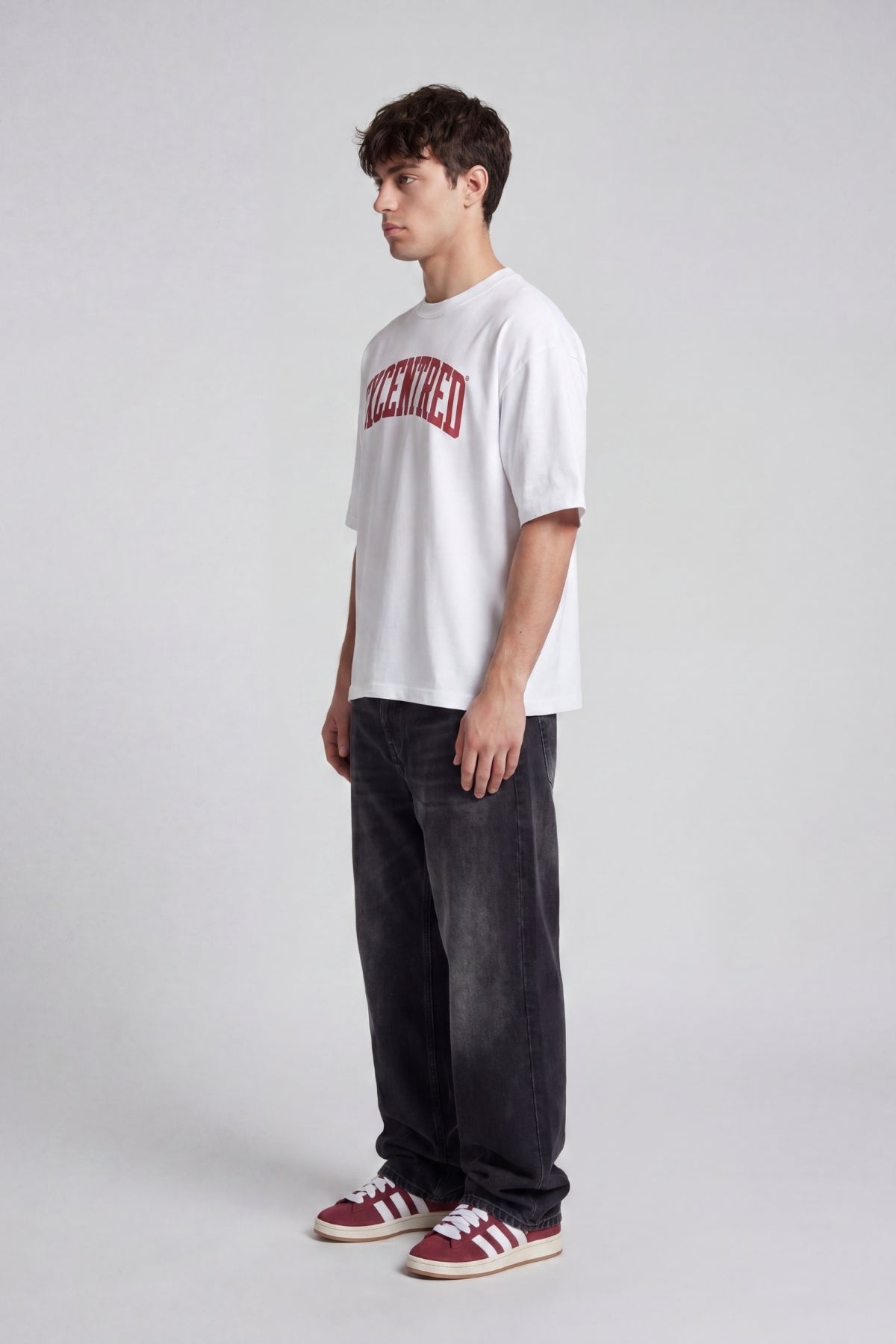 WHITE COLLEGE T-SHIRT
