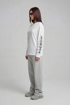 STARBURST LONGSLEEVE WHITE