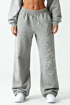 DISTRESSED WOMEN SET SMOKE GREY