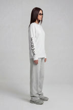 STARBURST LONGSLEEVE WHITE
