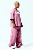 DISTRESSED T-SHIRT SAKURA PINK