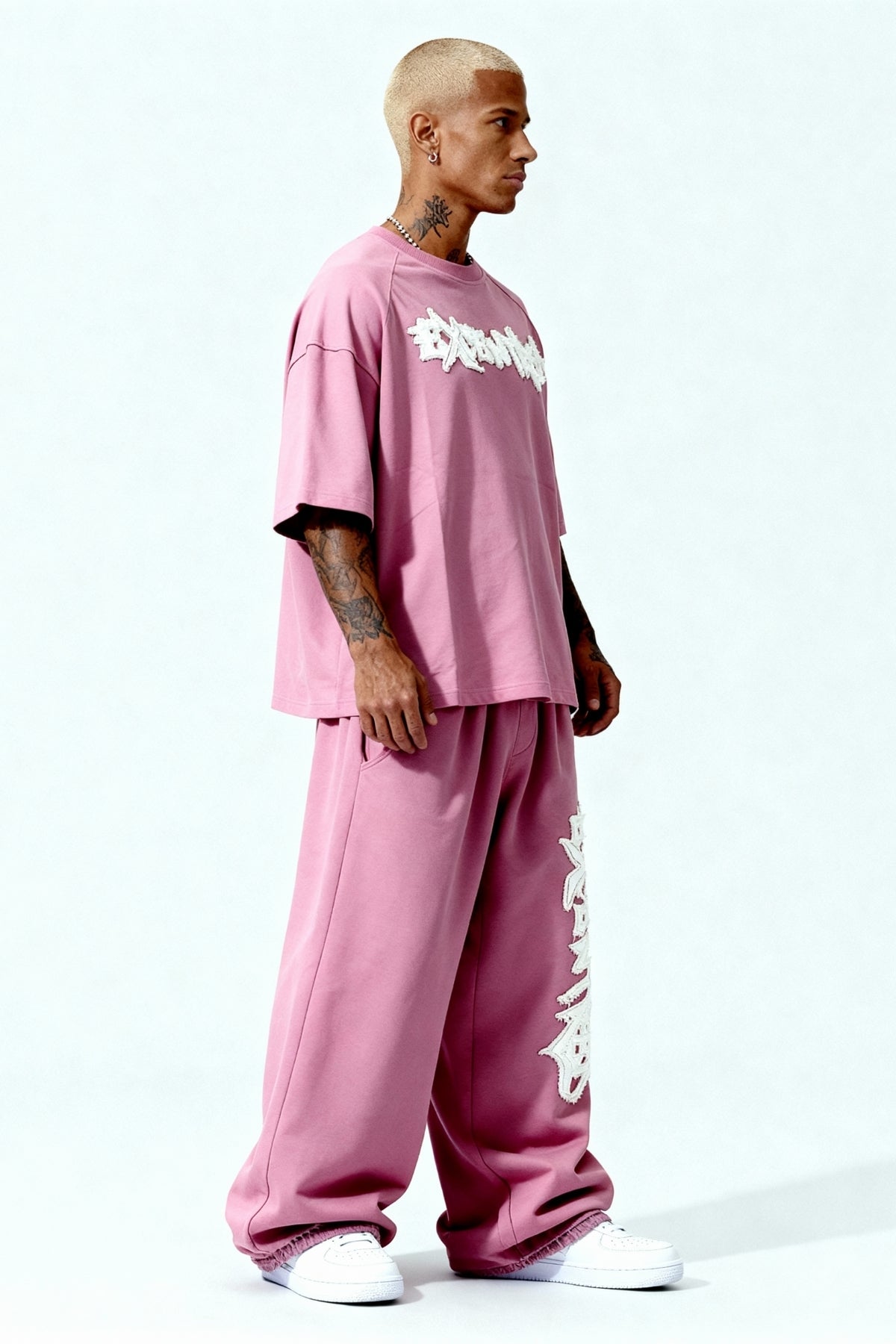 DISTRESSED T-SHIRT SAKURA PINK