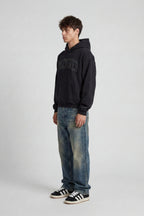 BLACK COLLEGE HOODIE
