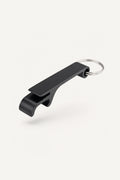 BLACK BOTTLE OPENER KEYCHAIN