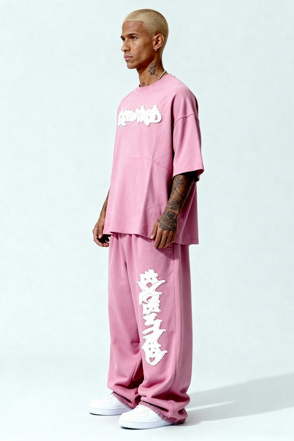 DISTRESSED T-SHIRT SAKURA PINK