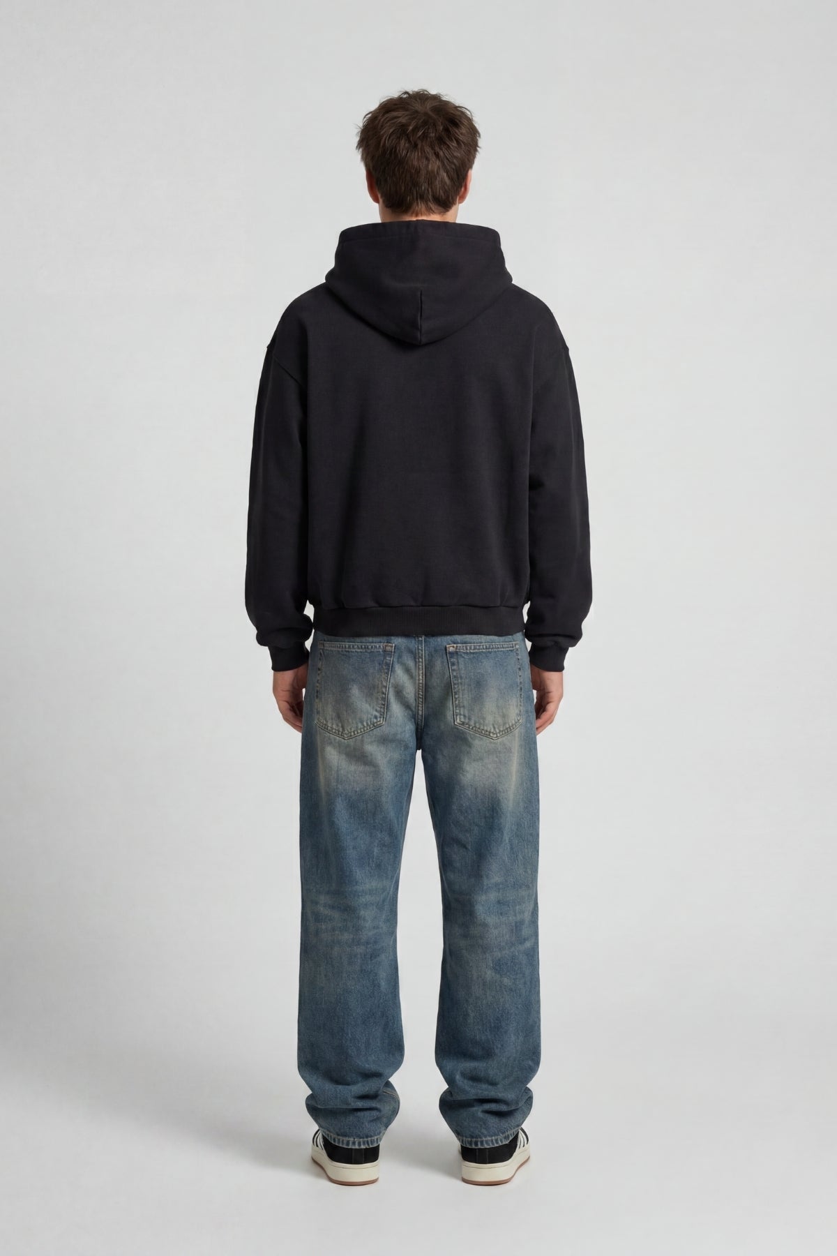 BLACK COLLEGE HOODIE
