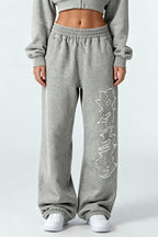 DISTRESSED WOMEN SET SMOKE GREY