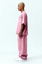 DISTRESSED T-SHIRT SAKURA PINK