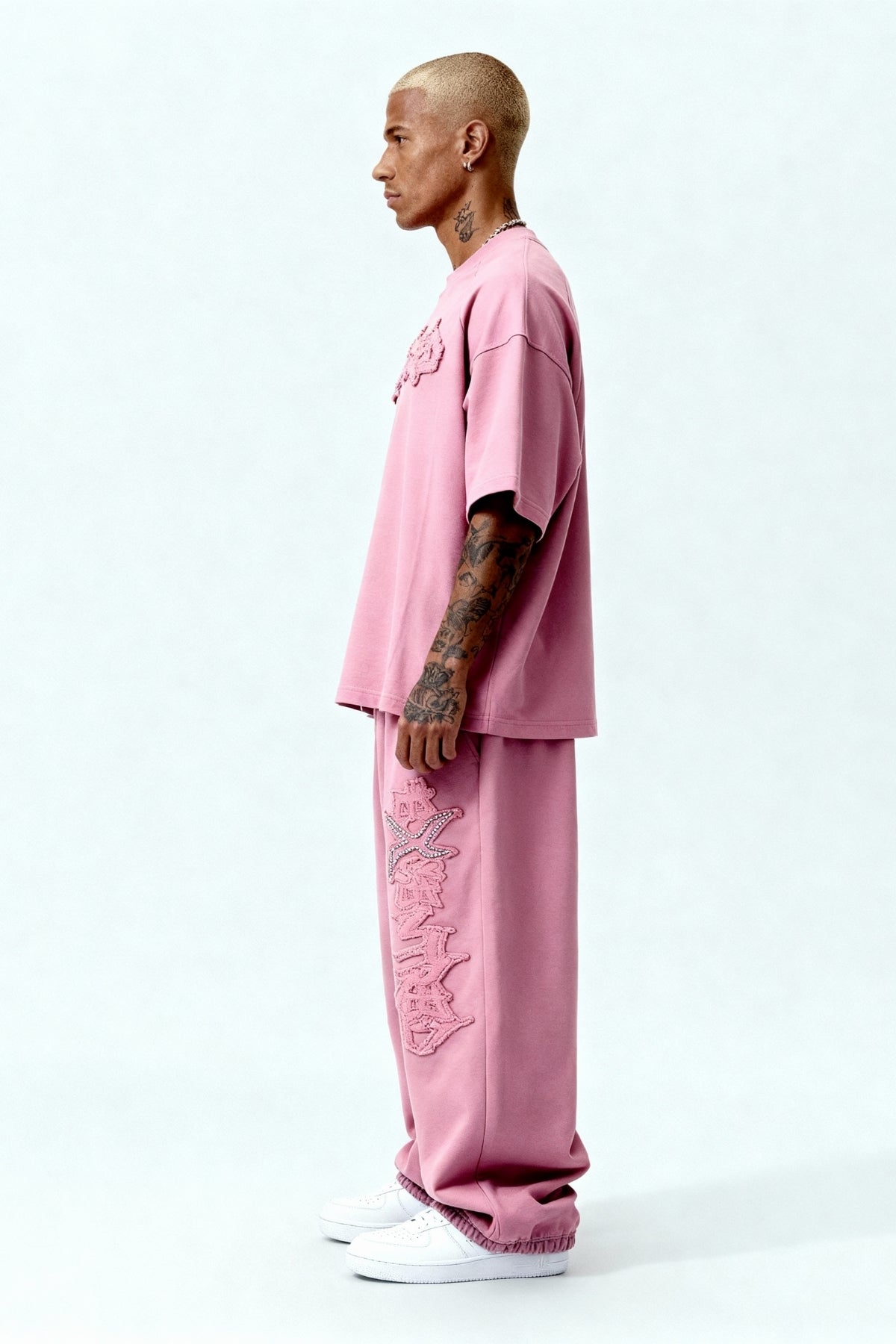 DISTRESSED T-SHIRT SAKURA PINK