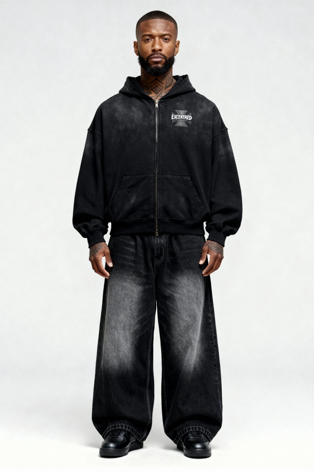 IRON CREST ZIP HOODIE