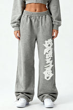 DISTRESSED WOMEN SET SMOKE GREY