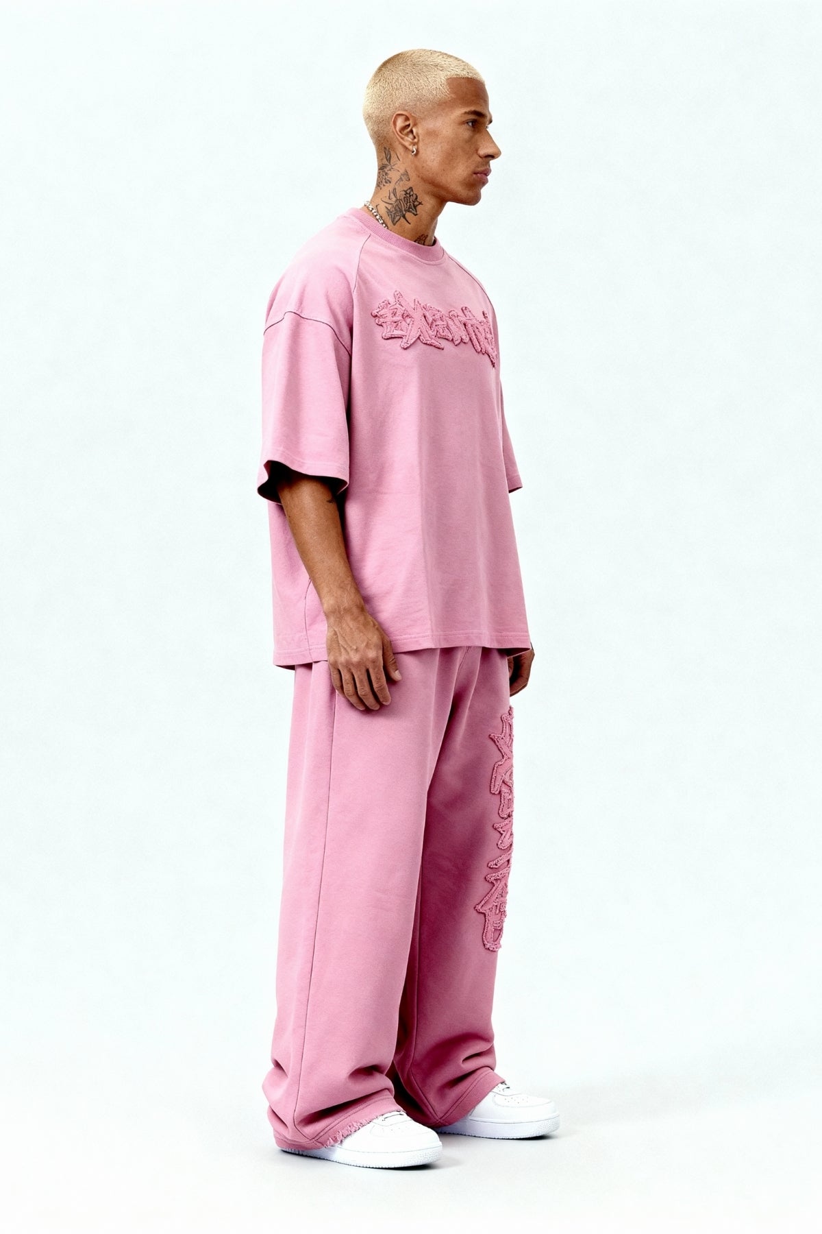 DISTRESSED T-SHIRT SAKURA PINK