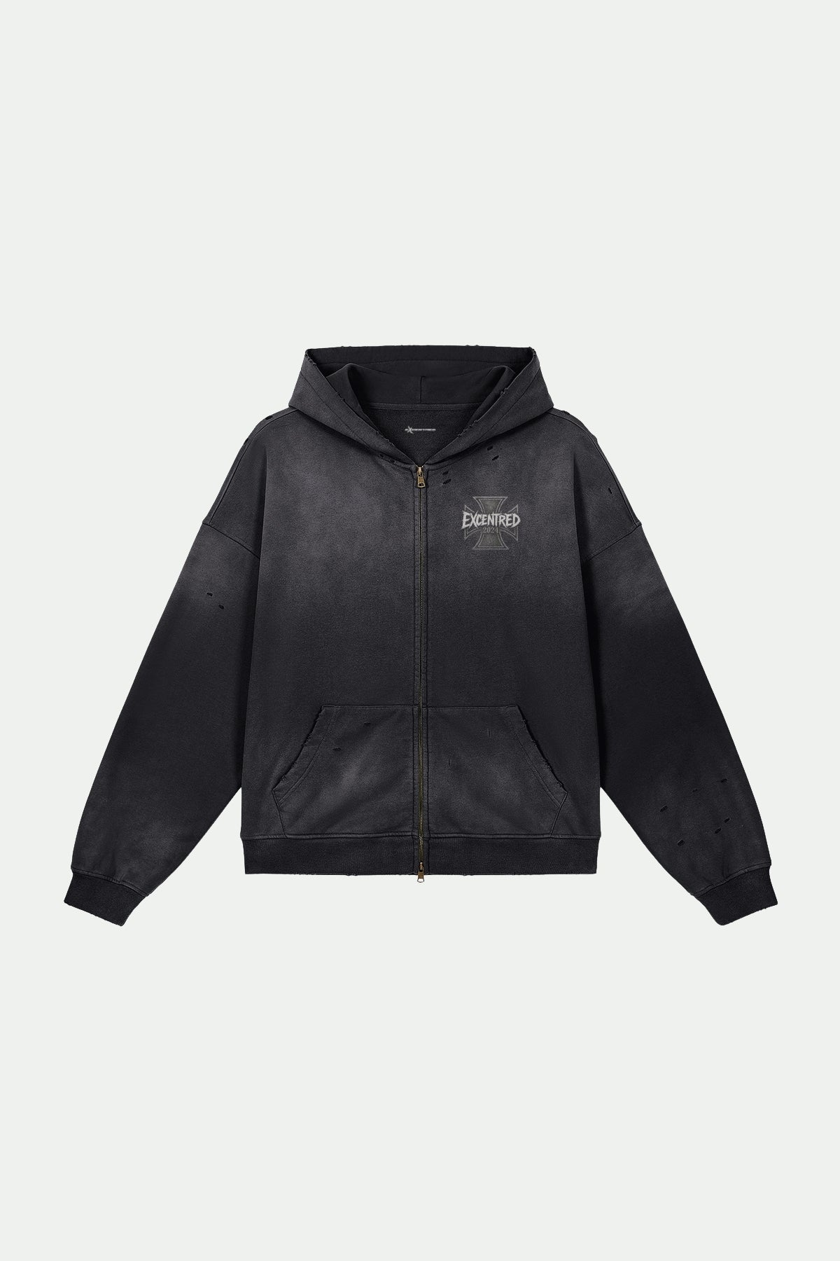 IRON CREST ZIP HOODIE