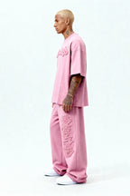 DISTRESSED T-SHIRT SAKURA PINK