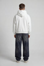 WHITE COLLEGE HOODIE